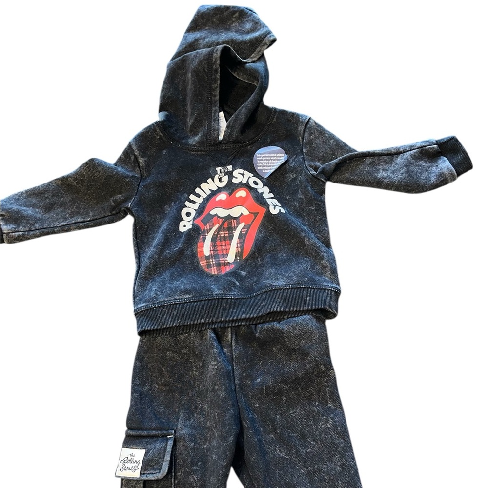 Rolling Stones Hoodie and Pants Set